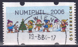 Österreich 2006 - ATM, NUMIPHIL - Winter, MiNr. 8, Gestempelt / Used - Automaatzegels [ATM]