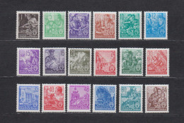 DDR  1953 Mich.Nr.362/79 ** Geprüft Schönherr BPP - Unused Stamps