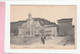 CHABEUIL L'HOTEL DE VILLE ET LA PORTE ANIMEE - Autres & Non Classés