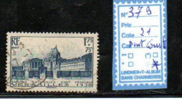 FRANCE OBLITERE - N° 379 (Dent Courte) - Used Stamps