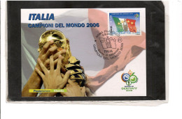 TEM20084 -  ROMA 9.9.2006  /  FDC  ITALIA CAMPIONE DEL MONDO - 2006 – Alemania