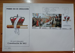 ESPAÑA ANIVERSARIO 1987 FDC/SPD MNH - FDC