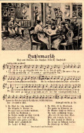 E1321 - Hutzmarsch - Liedkarte - Stephan Dietrich Saasnlob - Volkslied - Wilhelm Vogel - Music