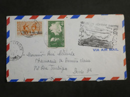 DM1 MARTINIQUE   BELLE  LETTRE  . 1947 1ER VOL . FORT DE FRANCE  A  PARIS   FRANCE +AFF.   INTERESSANT+ + - Covers & Documents