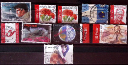 Belgique 2004 10 Timbres Oblitérés, Liste COB Ci-dessous - Oblitérés