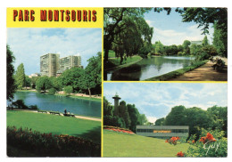 Paris, Divers Aspects Du Parc Montsouris - Parques, Jardines