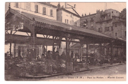 GRASSE - Place Au Herber - Marché Couvert  (carte Animée) - Grasse