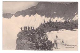 CHASSEURS ALPINS -- Marches D'Hiver (carte Animée) - Regiments