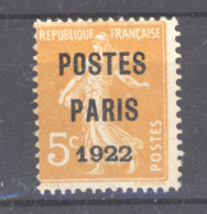 0opr  235  -  France  -  Préos  :  Yv  30  (*) - 1893-1947