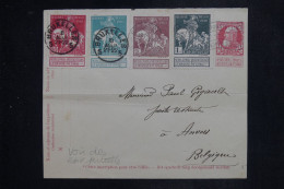 BELGIQUE - Entier Postal + Compléments De Bruxelles Pour Anvers En 1910 - L 151021 - Enveloppes