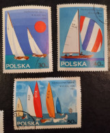 Poland Polen Polska - 1965 - Yachting Segeln - 3 Stamps - Used - Voile