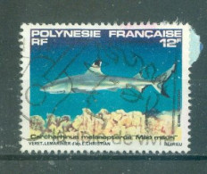 POLYNESIE - N°194 Oblitéré.  - Faune Maine.. - Used Stamps