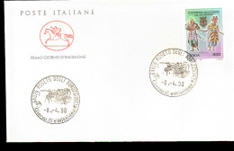 1998 ANNULLO FDC Teatro Lirico Italiano. 4° Centenario Della Nascita Del Melodramma - Muziek