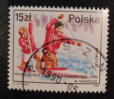 Poland Polen Polska - 1986 - CANOE KAYAK - Used - Canoa