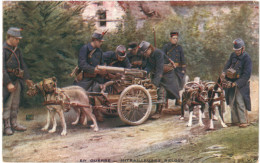 CPA Carte Postale Belgique En Guerre Mitrailleuses Belges Tirées Par Des Chiens VM79126 - Guerre 1914-18