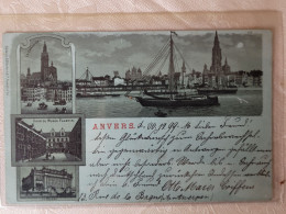 Carte  Style Gruss ,  Anvers 1899 - Antwerpen