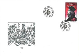 FDC 852 Czech Republic Jan Hus John Huss 2015 - Cristianismo