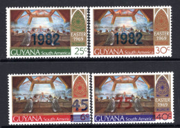 Guyana 1982 Easter Set HM (SG 914-917) - Guyane (1966-...)