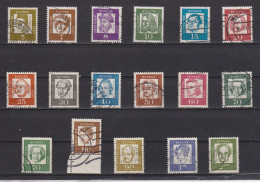 Lot De Timbres Oblitérés D'Allemagne, RFA De 1961 Personnages Célèbres - Used Stamps