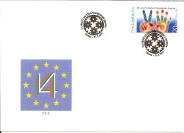 FDC 673 Czech Republic 20th Anniversary Of The Visegrad Group 2011 Joint Issue - Emissions Communes