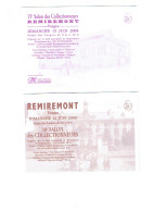 Lot 2 - Enveloppe Illustration Remiremont Vosges - Salon Collectionneurs - 2004 - 2005 - Publicité Crédit Agricole - Pubblicitari