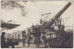 75 - T14128CPA - PARIS - GUERRE - ARR. 15 - Canon Allemand Capturé Par Les Anglais - Avenue De Suffren - Carte Photo - B - Arrondissement: 15