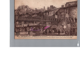 LE VIEUX PUY 43 - Illustration L'ancien Portail Pannessac Donjons Tour Cathedrale Animation - Le Puy En Velay