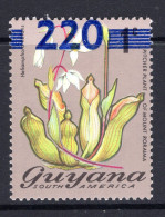 Guyana 1982 Surcharge - 220c On 1c Flower HM (SG 922) - Guyane (1966-...)