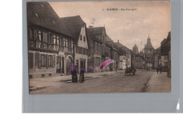 CPA ROSHEIM 67 - La Rue Principale Animé Femme Caleche Cheval  - Autres & Non Classés