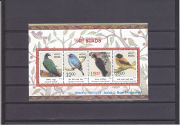 INDIA 2016 Birds  M/S MINIATURE SHEET MNH - Unused Stamps