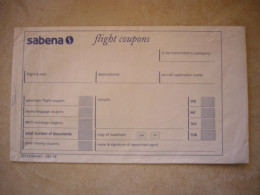 Avion / Airplane / SABENA / Flight Coupons - Billetes