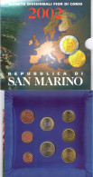 2002 Repubblica Di San Marino - Monete Divisionali - Serie Completa FDC - San Marino