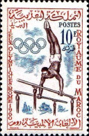 Maroc Poste N** Yv: 414 Mi:463 Jeux Olympiques Rome Barres Parallèles (Thème) - Gymnastik