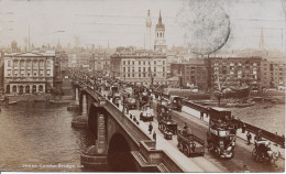 PC00046 London Bridge. 1909. Glossy Photo Postcard - Autres & Non Classés