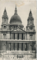 PC00027 London. St. Pauls Cathedral. West Front. LL 259 - Autres & Non Classés