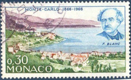 Monaco Poste Obl Yv: 692 Mi:828 F.Blanc (TB Cachet Rond) - Used Stamps