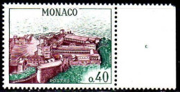 Monaco Poste N** Yv: 545A Mi:777 Palais Princier Bord De Feuille - Neufs