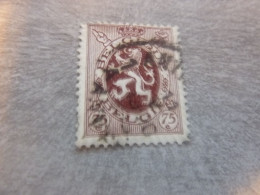 Belgique - Armoirie - Lion - 75c. - Lilas - Oblitéré - Année 1930 - - Used Stamps