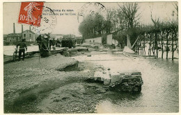 92 - B13017CPA - COLOMBES - Inondations De 1910, Rue Paul Bert Ravinée - Parfait état - HAUTS-DE-SEINE - Colombes