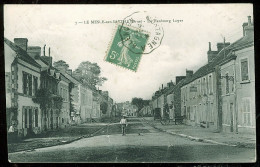 61 - B1893CPA - LE MESLE SUR SARTHE - 7 - Le Faubourg LOYER - Très Bon état - ORNE - Le Mêle-sur-Sarthe