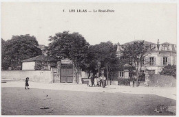 93 - B809CPA - LES LILAS - 5 - Le Rond-point (villa Du Rond-point) - Parfait état - SEINE-SAINT-DENIS - Les Lilas