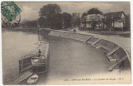 94 - B291CPA - BRY SUR MARNE - 2180 - Le Chemin De Halage - Parfait état - VAL-DE-MARNE - Bry Sur Marne