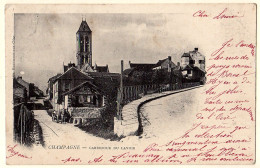 95 - B216CPA - CHAMPAGNE - Carrefour Du Lavoir - Très Bon état - VAL-D'OISE - Champagne Sur Oise