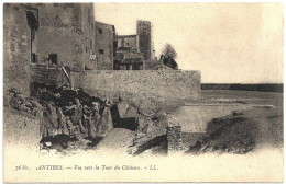 6 - B33663CPA - ANTIBES - Vue Vers La Tour Du Château - Carte Pionniere - Parfait état - ALPES-MARITIMES - Autres & Non Classés