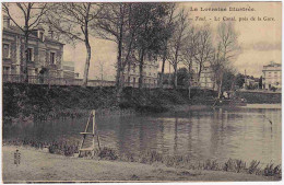 54 - B32698CPA - TOUL - MONTBELIARD - Le Canal, Pres De La Gare - Parfait état - MEURTHE-ET-MOSELLE - Toul