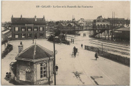 62 - B30575CPA - CALAIS - Gare Et Passerelle Des Fontinettes -octroi - Très Bon état - PAS-DE-CALAIS - Calais