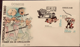 FDC  1998.- Personajes De Tebeo . Zipi Y Zape. Mortadelo Y Filemon. - FDC