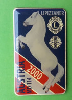 QQ245 Pin's Lion's  LIONS CLUB AUSTRIA LIPIZZANER Cheval Horse  42mm X 24mm Achat Immédiat - Associazioni