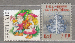 ESTONIA 1999 Christmas MNH(**) Mi 359-360 # Est334 - Estonia