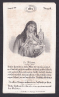 Santino/incisione/engraving: S. CHIARA - E - Litografia, Innsbruck - Mm: 67 X 150 - Religión & Esoterismo